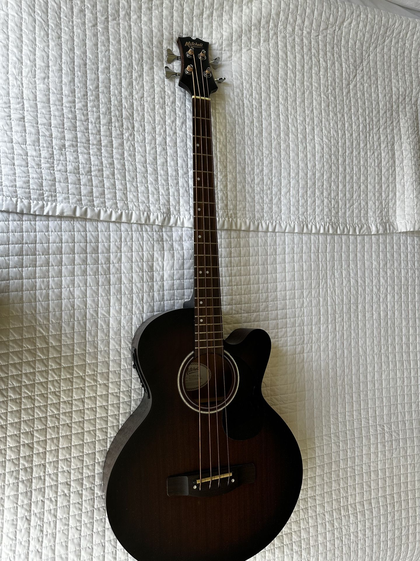 Mitchell Acoustic Bass Guitar T239BCE-BST