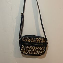 Leopard Print Crossbody  