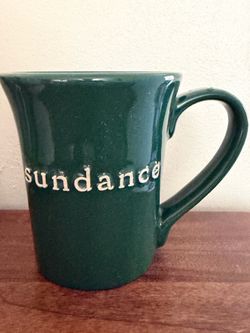 Retired Sundance Film Festival Embossed large mug with sticker USA