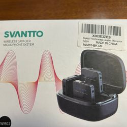SVANTTO Wireless Lavalier Microphone