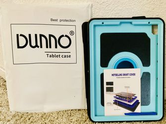 DUNNO iPad Pro Cover - NEW Turquoise Blue/Black colors