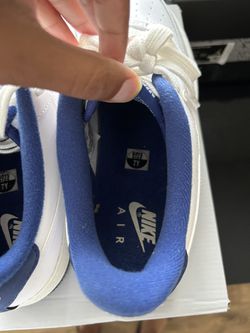 Nike Air Force 1 GS White Deep Royal Blue