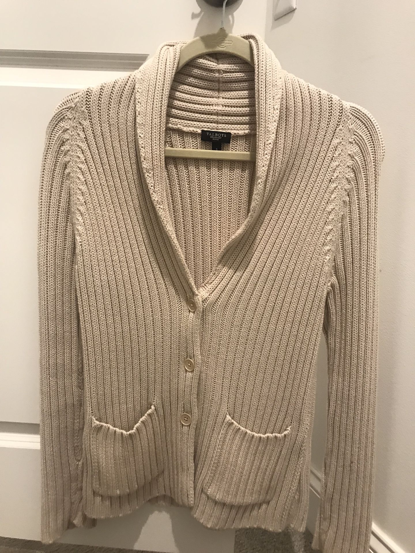 Cotton Shawl Sweater