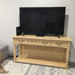 Solid Wood Console Table, Tv Table 
