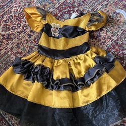Halloween LOL Queen bee Custome Kids Size 4-6