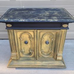 Black And Yellow Side Table