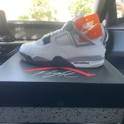 Jordan White Cement Retro 4’s 