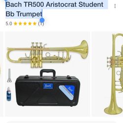 Bach TR500 Aristocrat Student Bb Trumpet Great condition
