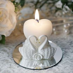 Love Heart Shaped Candles 