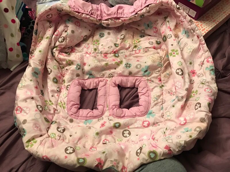 Bright starts shopping cart and high chair cover