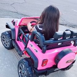 Pink Battery Car