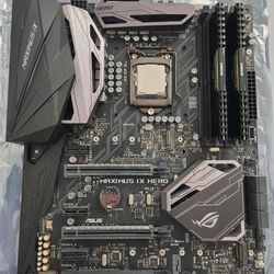 Asus Maximus IX Hero Motherboard - Intel 7700K CPU - 32gb DDR4 RAM