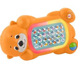 Fisher-Price Baby Learning Toy Linkimals A to Z Otter with Music & Lights