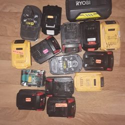 Non-working Batteries For Parts Or Repair