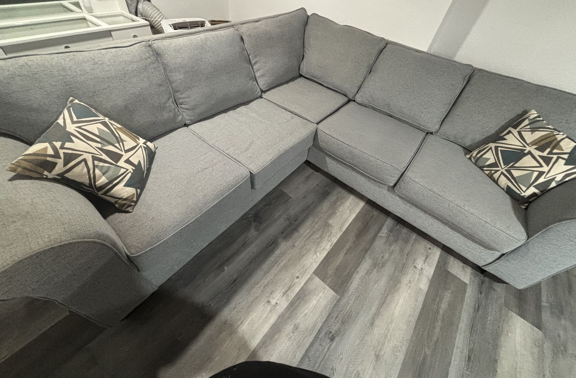 Grey/blue Small Sectional