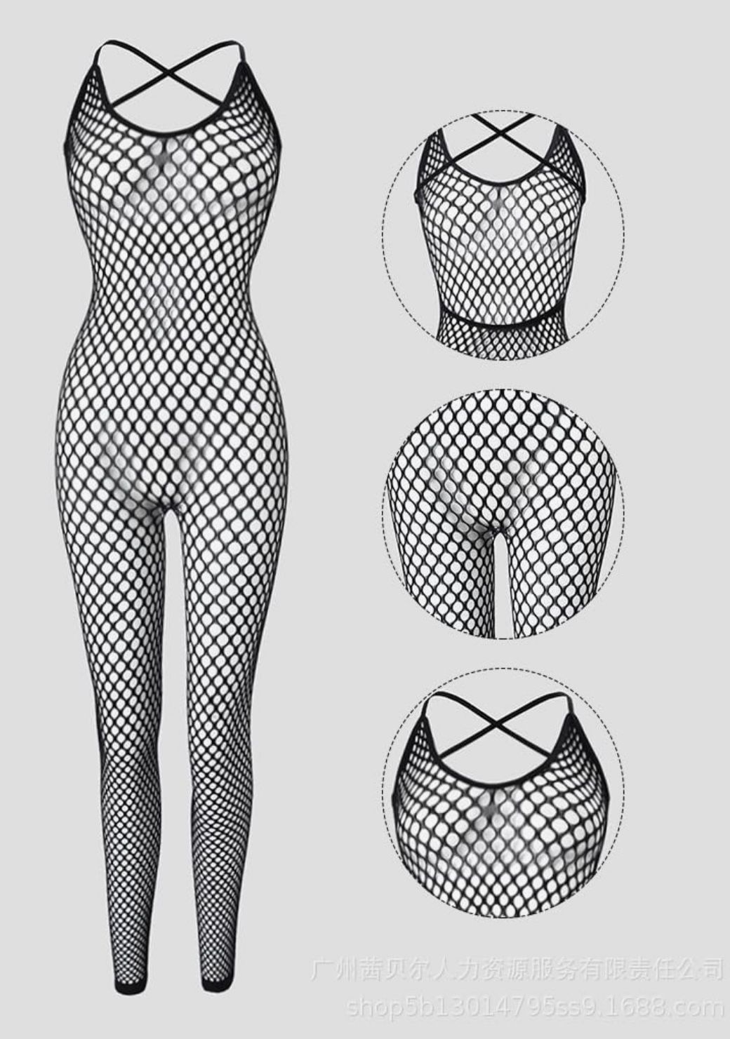 Bodysuit Fishnet Tights Bodycon Jumpsuit Lingerie