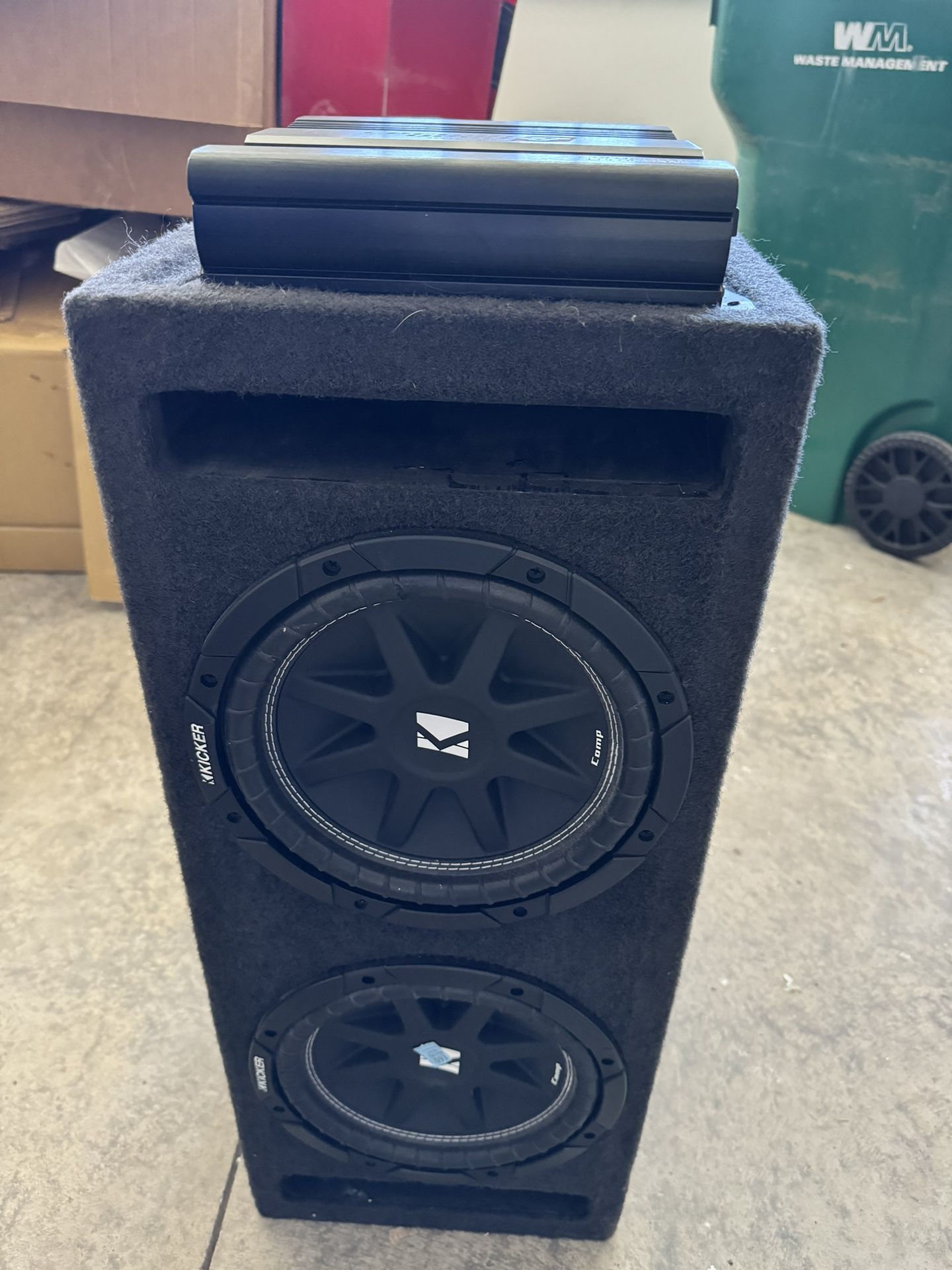Amp and Subwoofer Package