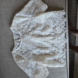 Lace Wedding Dress Topper