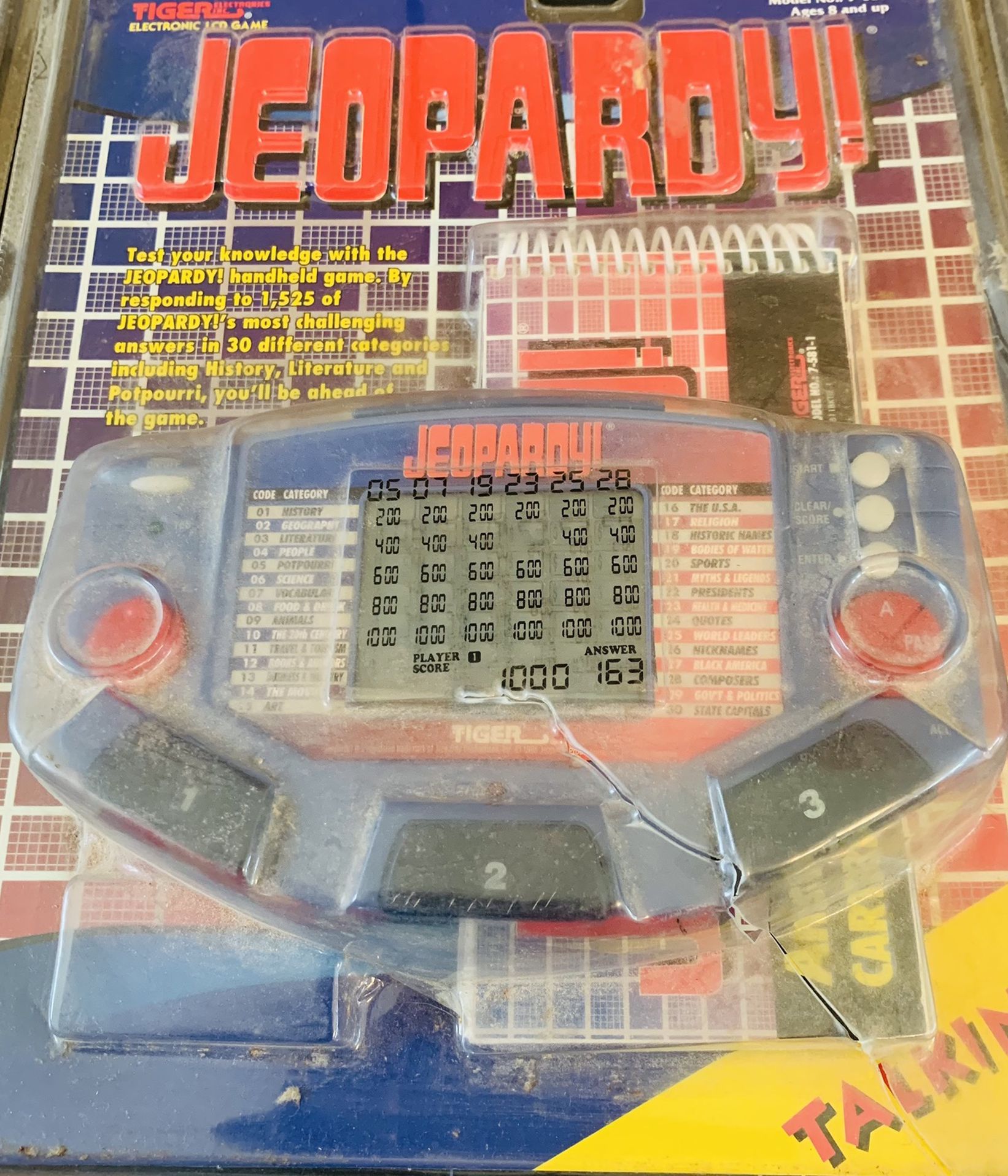 Jeopardy Handheld Game Unit
