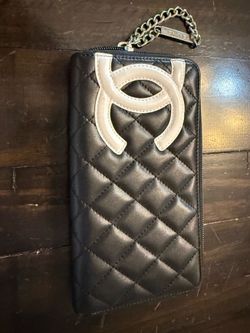 Black and red wallet