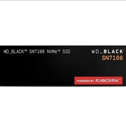 WD_Black SN7100 2TB NVMe SSD - Gen4 PCIe, M.2 2280, Up to 7,250 MB/s Read Speed