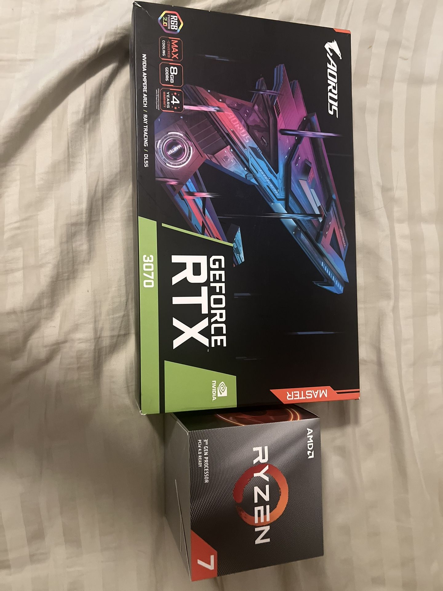 GIGABYTE RTX 3070 AND RYZEN 7 3700x
