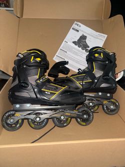 Men’s Black Roller Blades Size 10