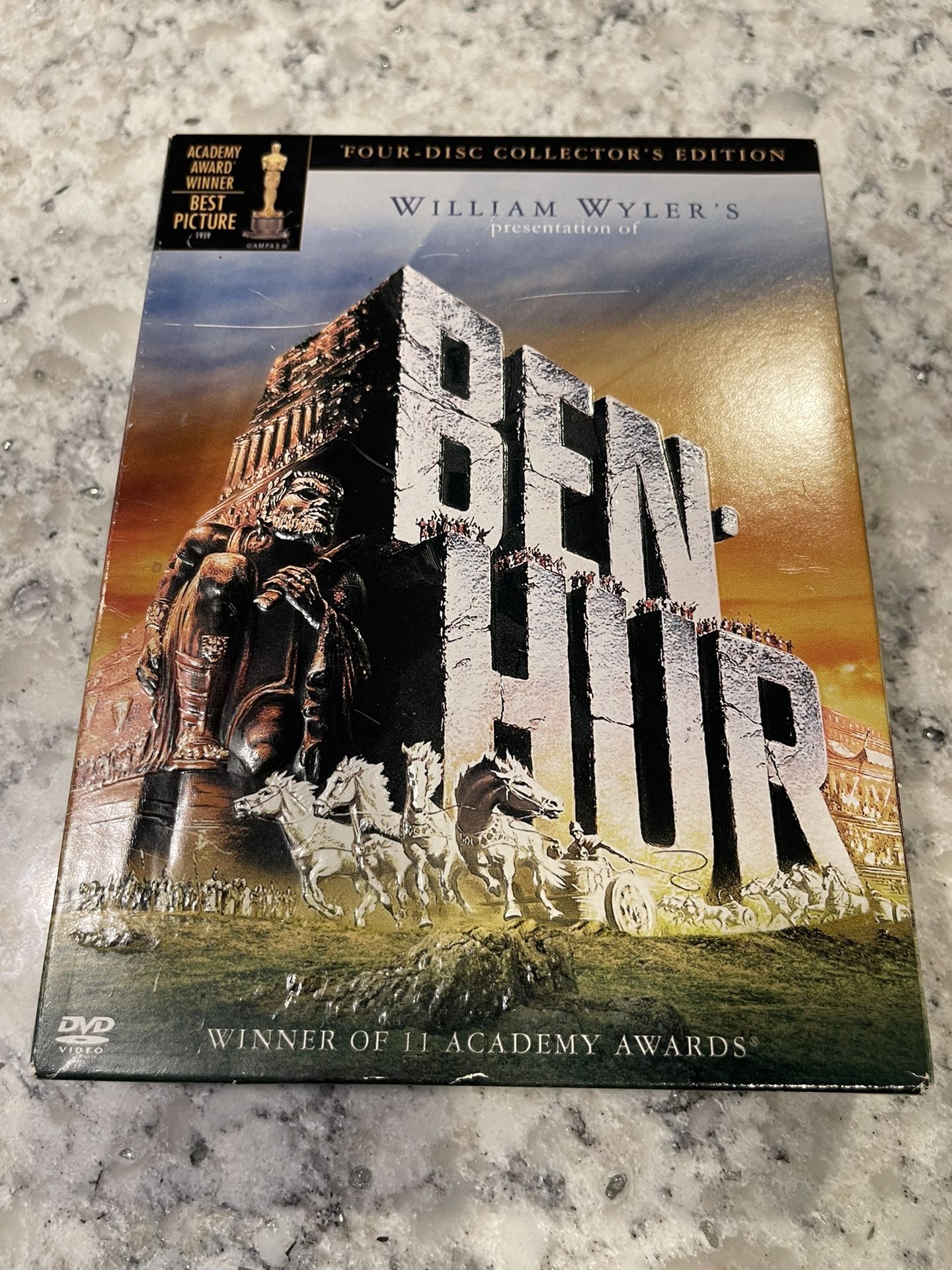 Ben Hur 4 Disc DVD Set.