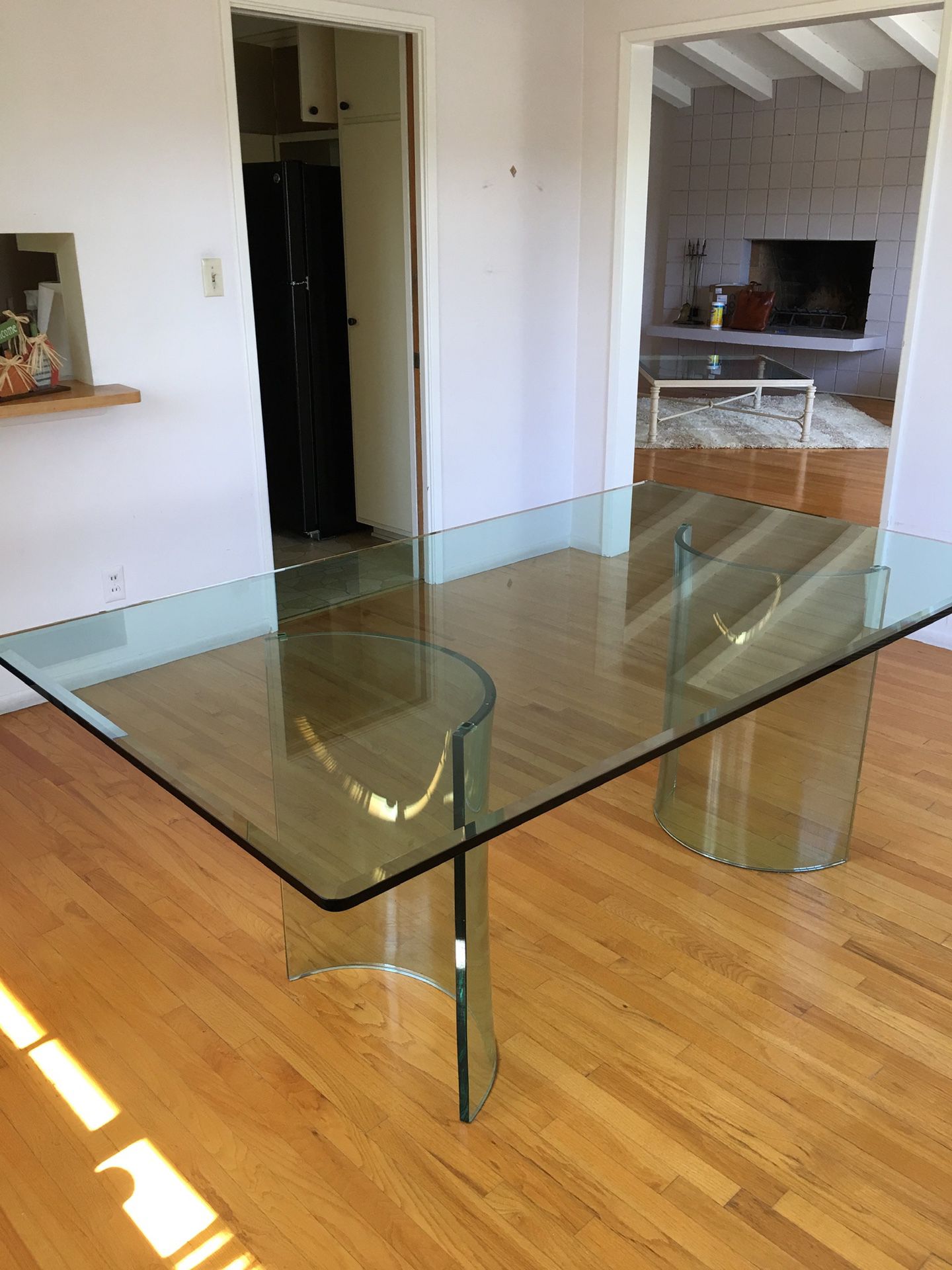 A lovely glass table