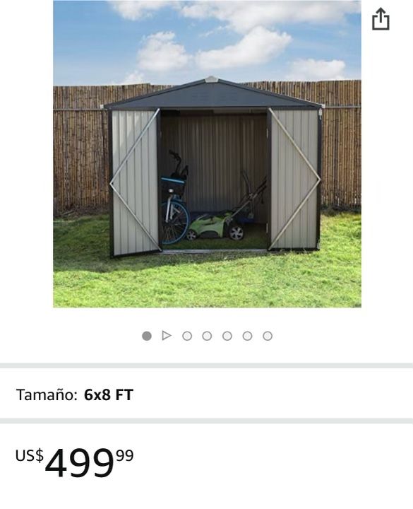 Metal Storage Shed 6x8