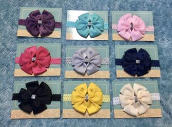 Baby Girl bow headbands - New