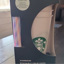 Starbucks Reusable Color Changing Cups