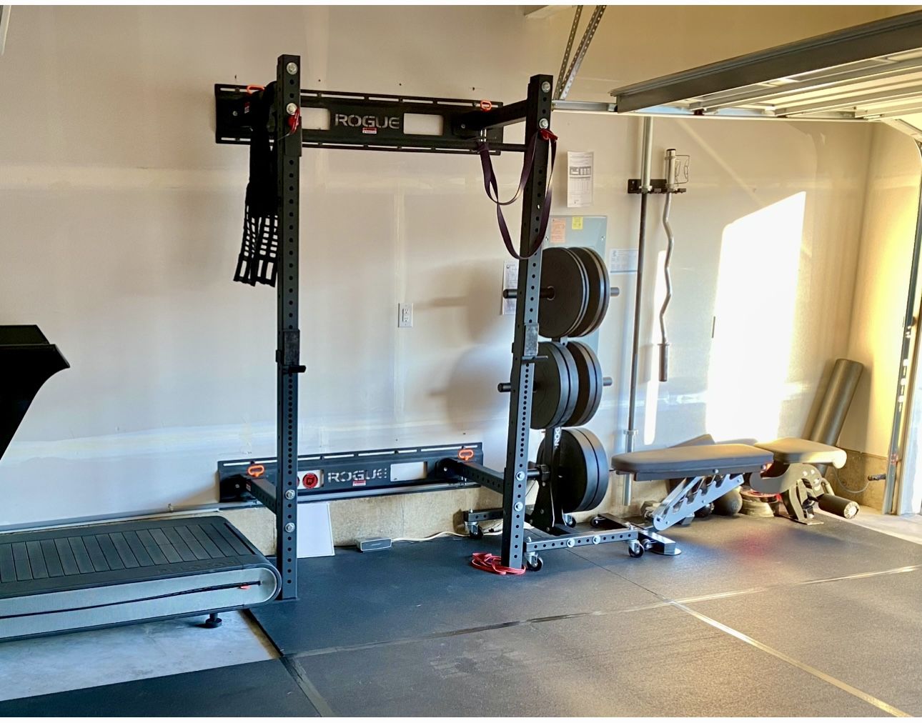 Rogue Fitness RML - 3W FOLD Back Wall Mount Rack