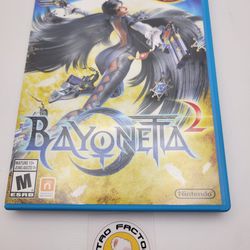 Bayonetta 2 & Bayonetta 1 Bonus Disc (Nintendo Wii U, 2014) CIB Complete 