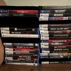 PS5 Games (see individual prices below- price for all together is $490)