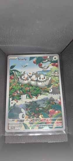 Starly 221/198 Illustration Rare Pokemon Card SVI