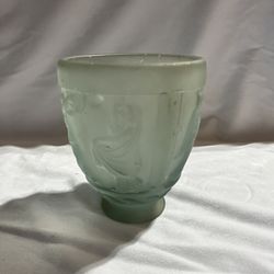 antique French glass vase designed by Georges de Feure and manufactured by Daum Frères Nancy