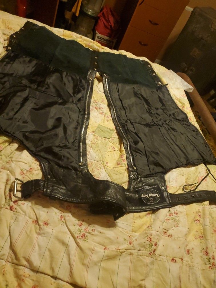 Leather Lady Riding Chaps