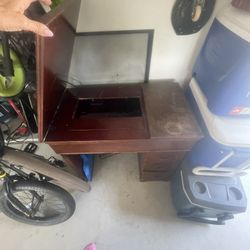 Antique Sewing Machine Table