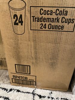 24oz Coke Cola Cups 