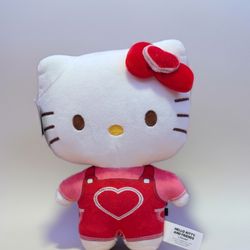 New Hello Kitty Valentine's Plush 8" tall