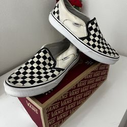 Checkered Vans 