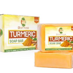 Ellonmask Turmeric Soap Bar – Natural Glow, Handmade (120g)