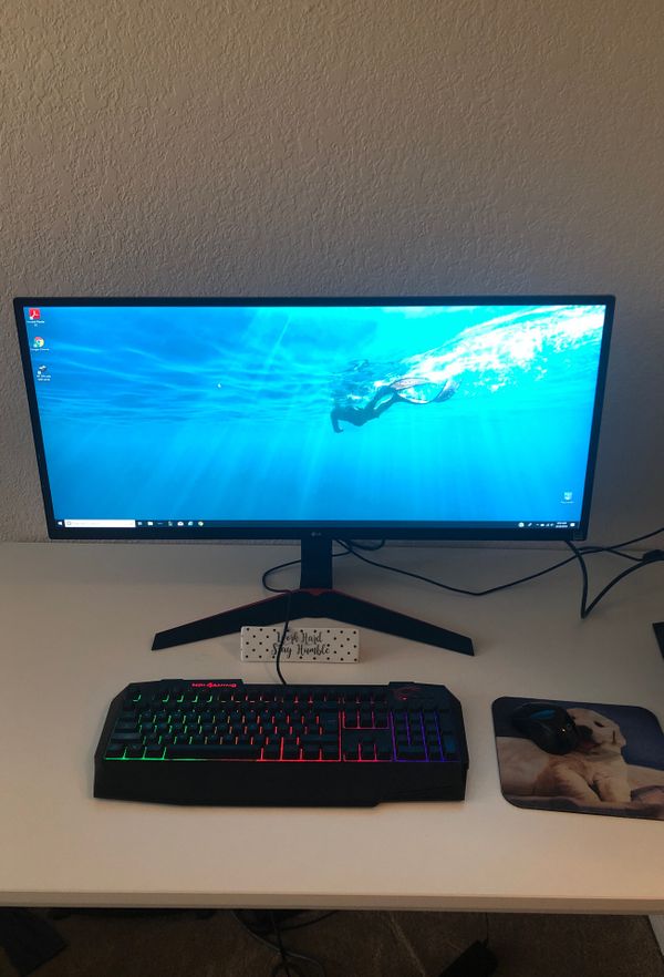 LG MSI Gaming Computer with 34’ monitor for Sale in Las Vegas, NV OfferUp