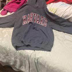 Comfy Harvard Hoodie Size Medium