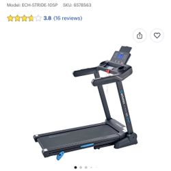 Echelon - Stride 10 Sport Manual Incline Treadmill