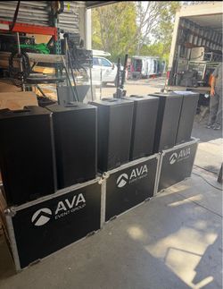 6! QSC k12.2 speakers. Great condition.