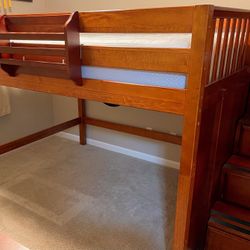 Beautiful Maxtrix Full Size Loft Bed Frame In Excellent Condition