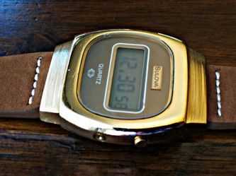 Bulova N7 LCD Digital Men's Watch for Sale in Hemet, CA OfferUp