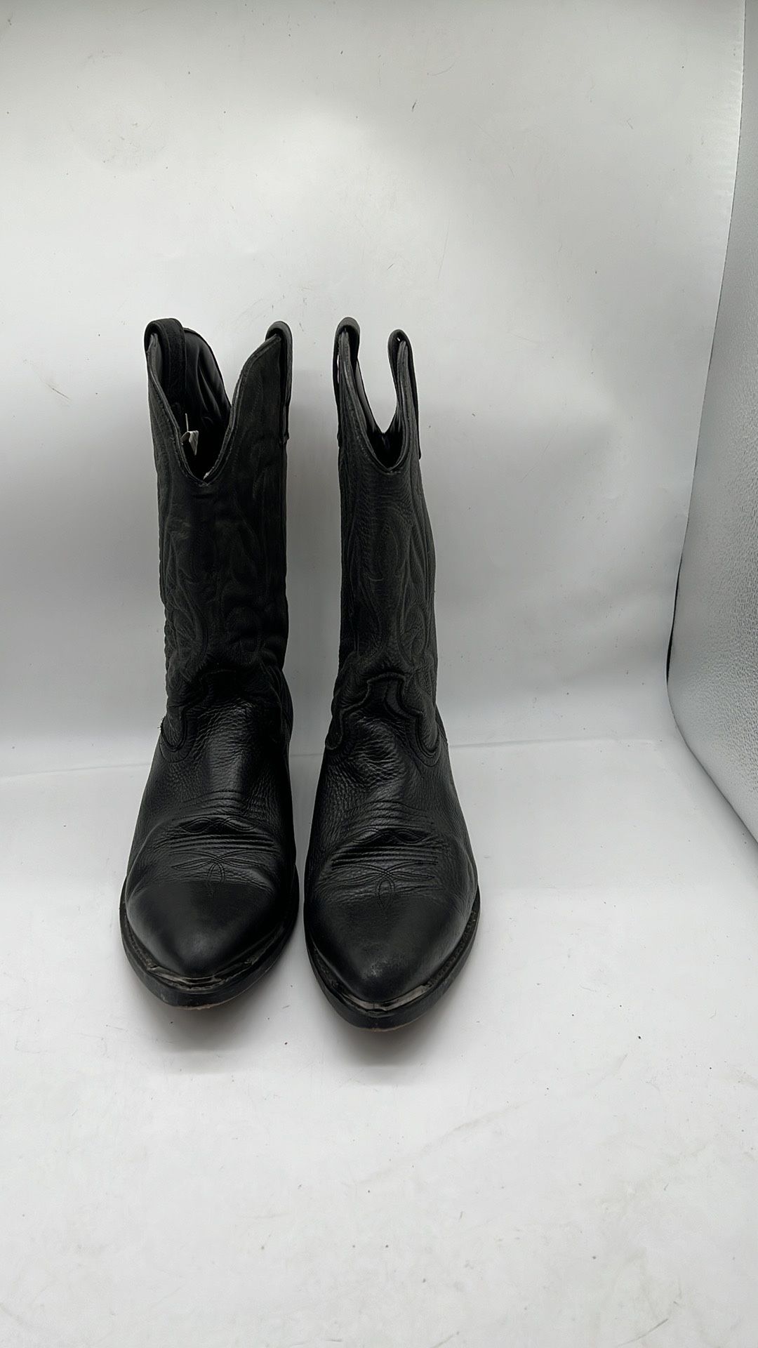 Masterson Cowboy Boots Mens Black Western Boots Cowboy Boots Mens Size 10.5 EW